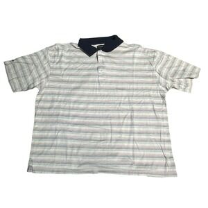 Ping Collection Mercerized Cotton Golf Polo Shirt Mena Size XL‎ Striped Clean